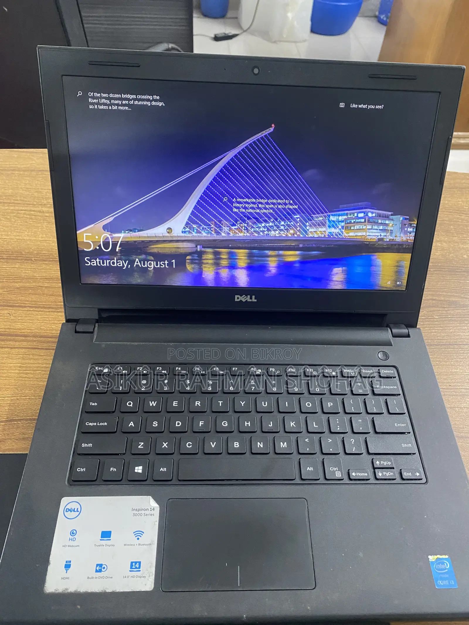 Laptop Dell Inspiron 14 4GB Intel Core I3 SSD 256GB