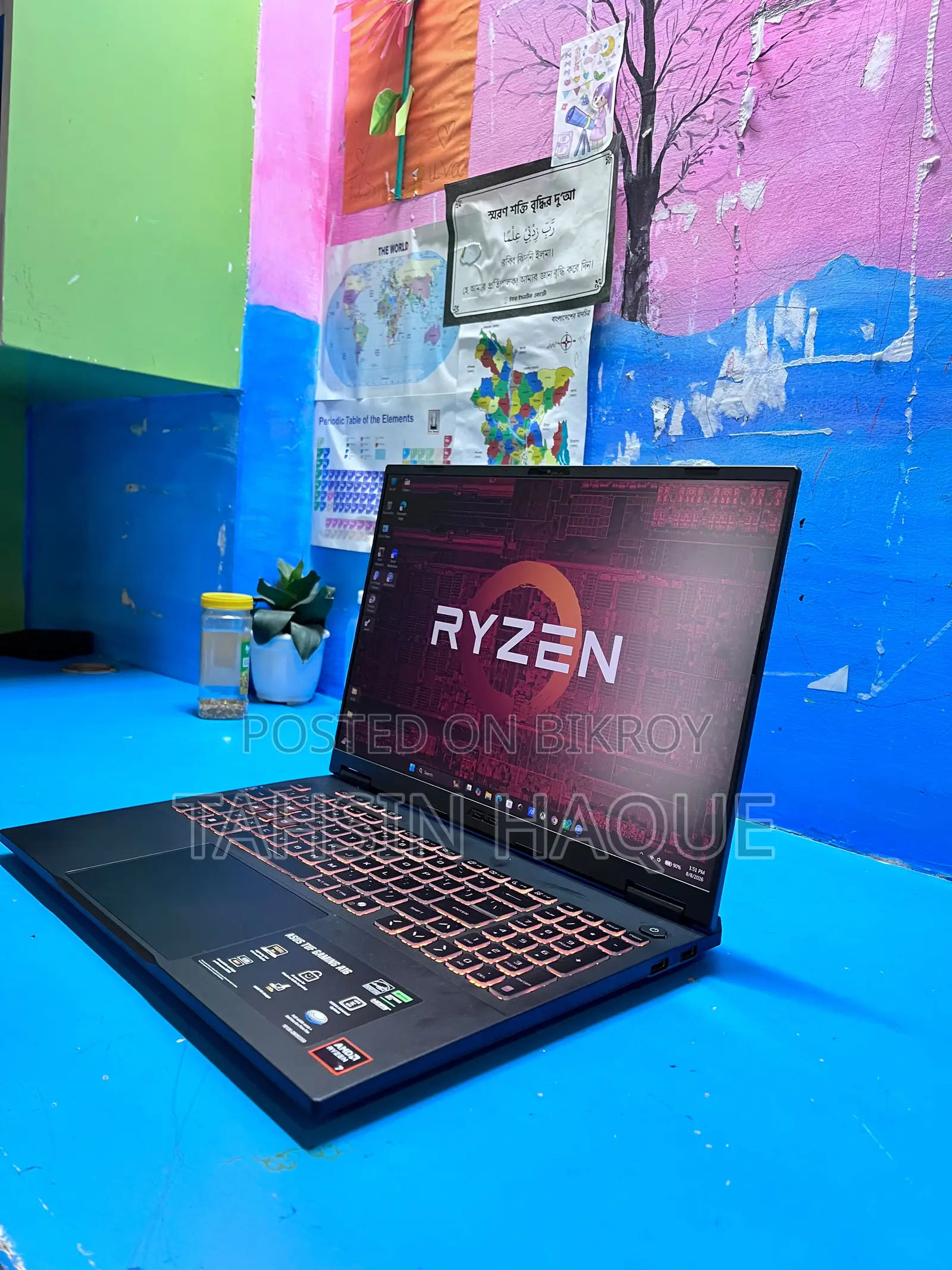 Laptop Asus TUF Gaming A16 16GB AMD Ryzen 7 SSD 512GB