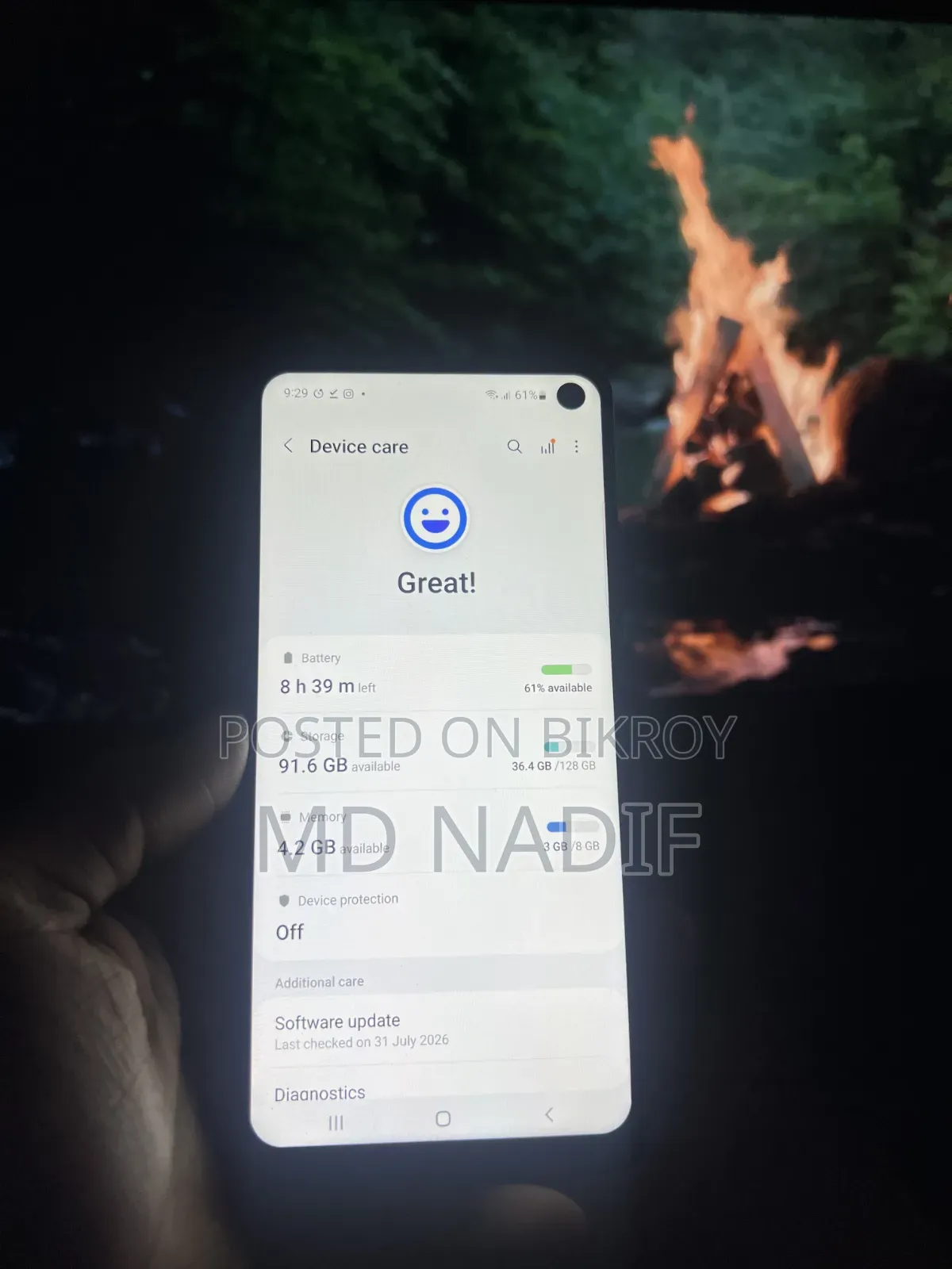 স্যামসাং গ্যালাক্সি এস১০ ১২৮ জিবি
