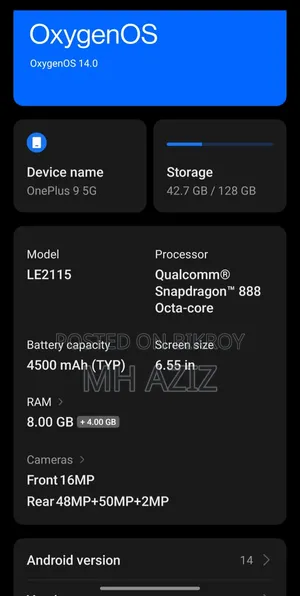 OnePlus 9 128 GB Blue