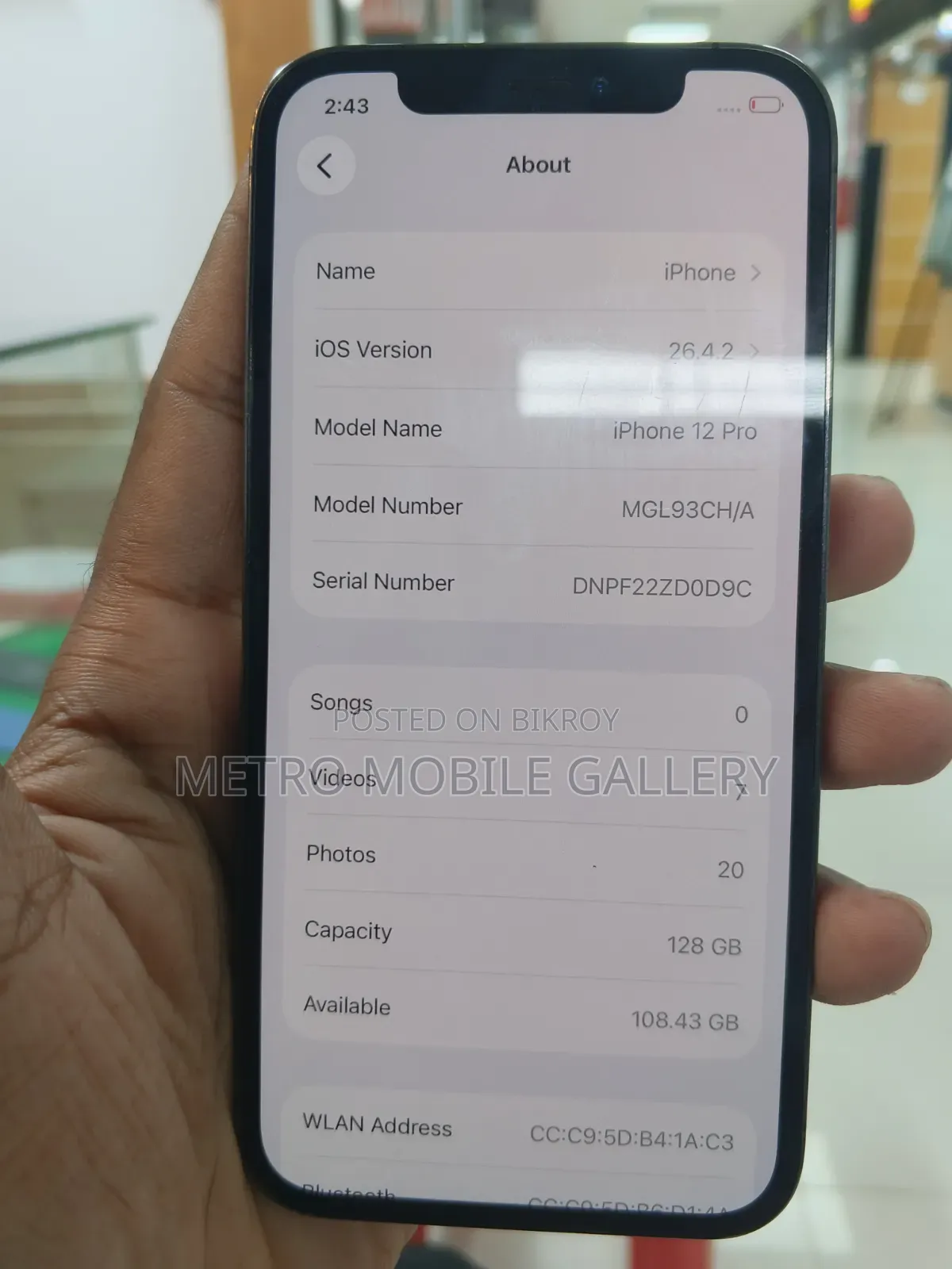 Apple iPhone 12 Pro 128 GB Black