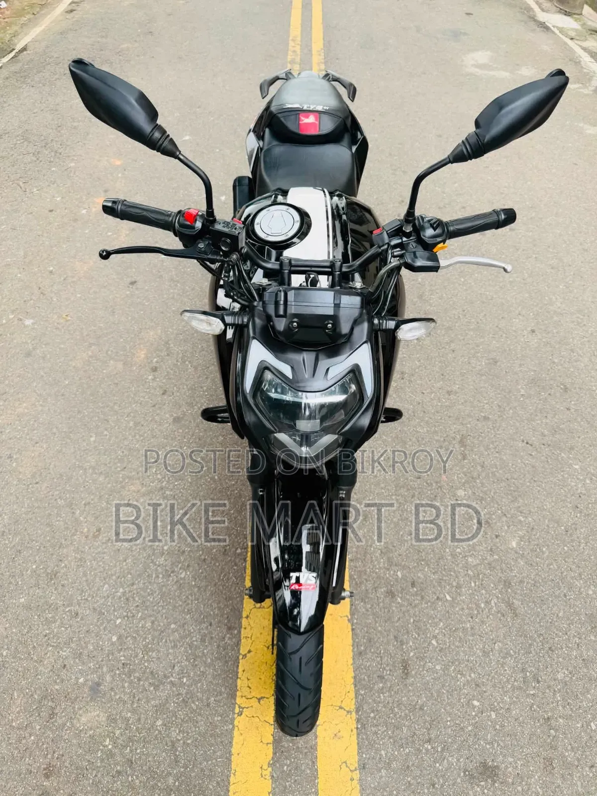 TVS Apache RTR 160 4V 2024 Black