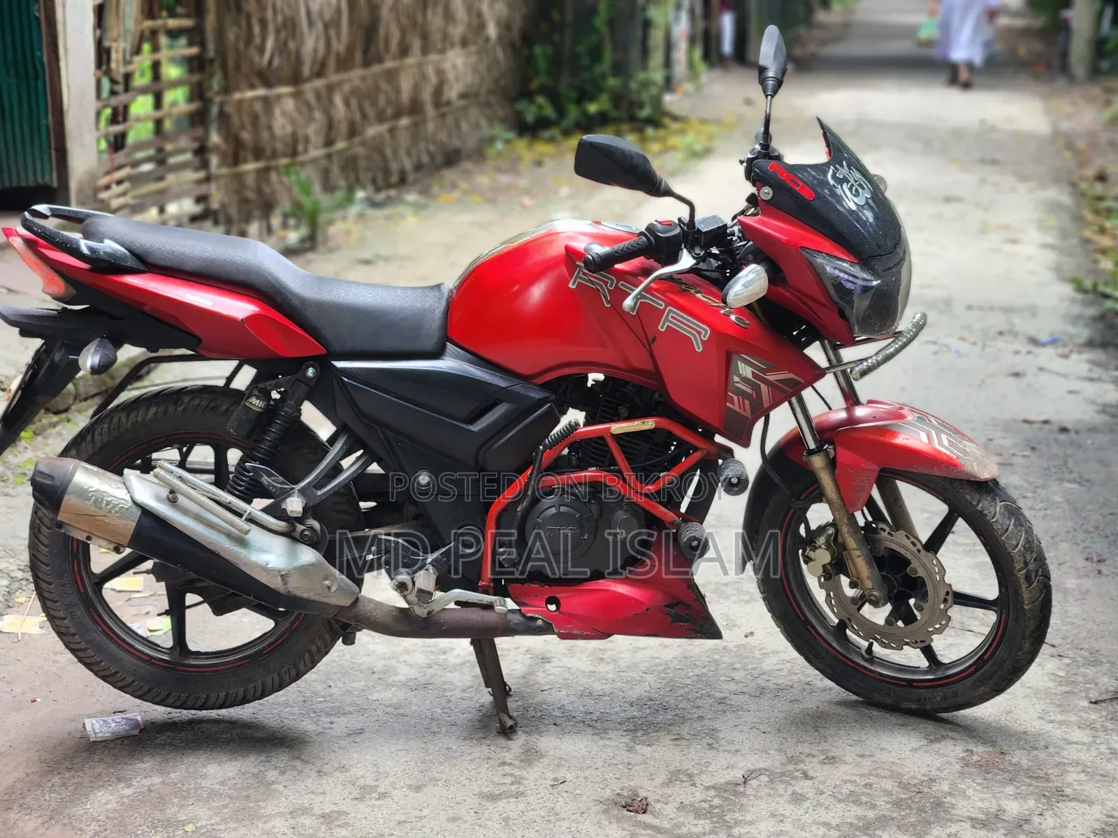 TVS Apache RTR 160 2V 2018 Red