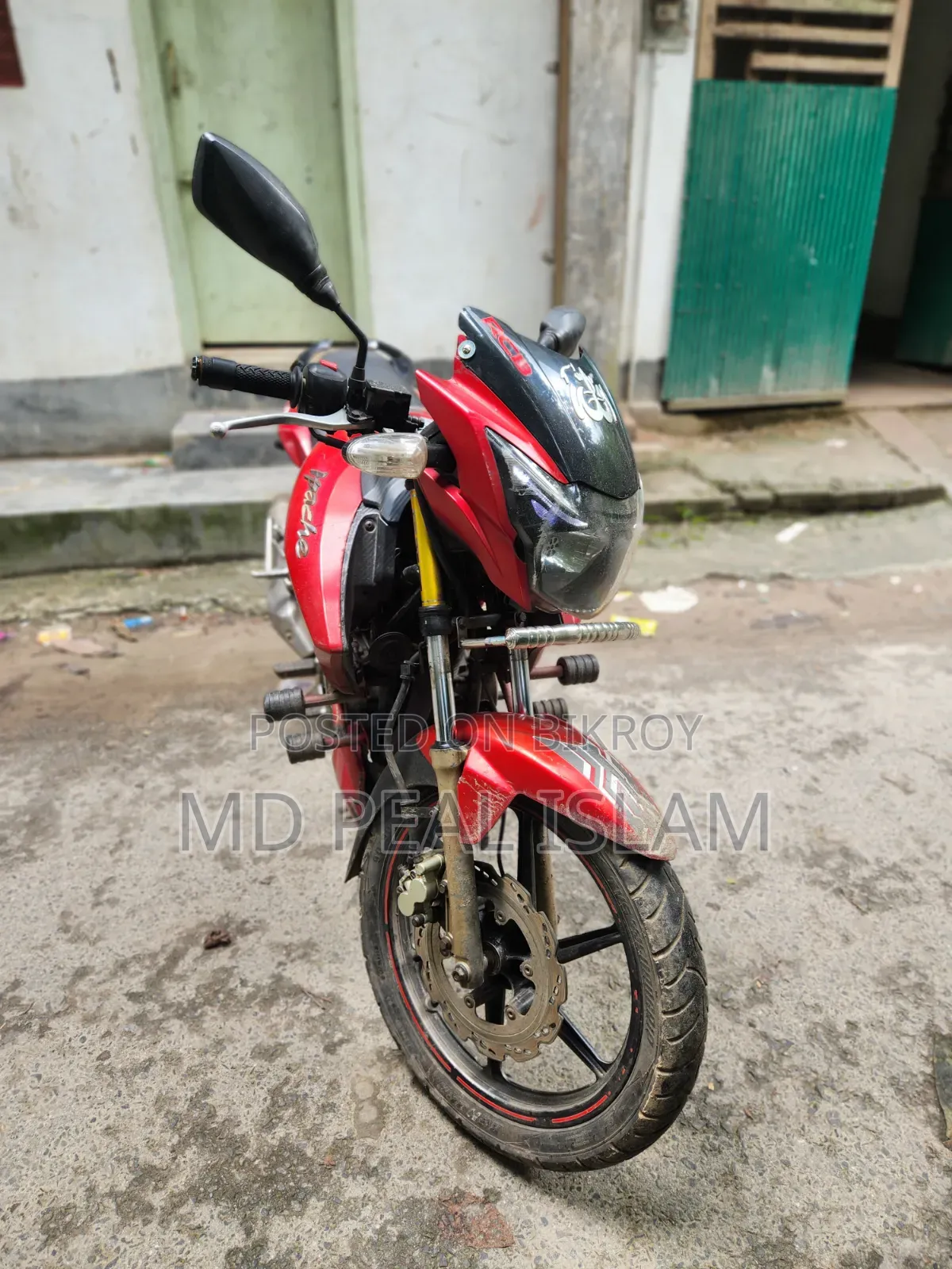 TVS Apache RTR 160 2V 2018 Red