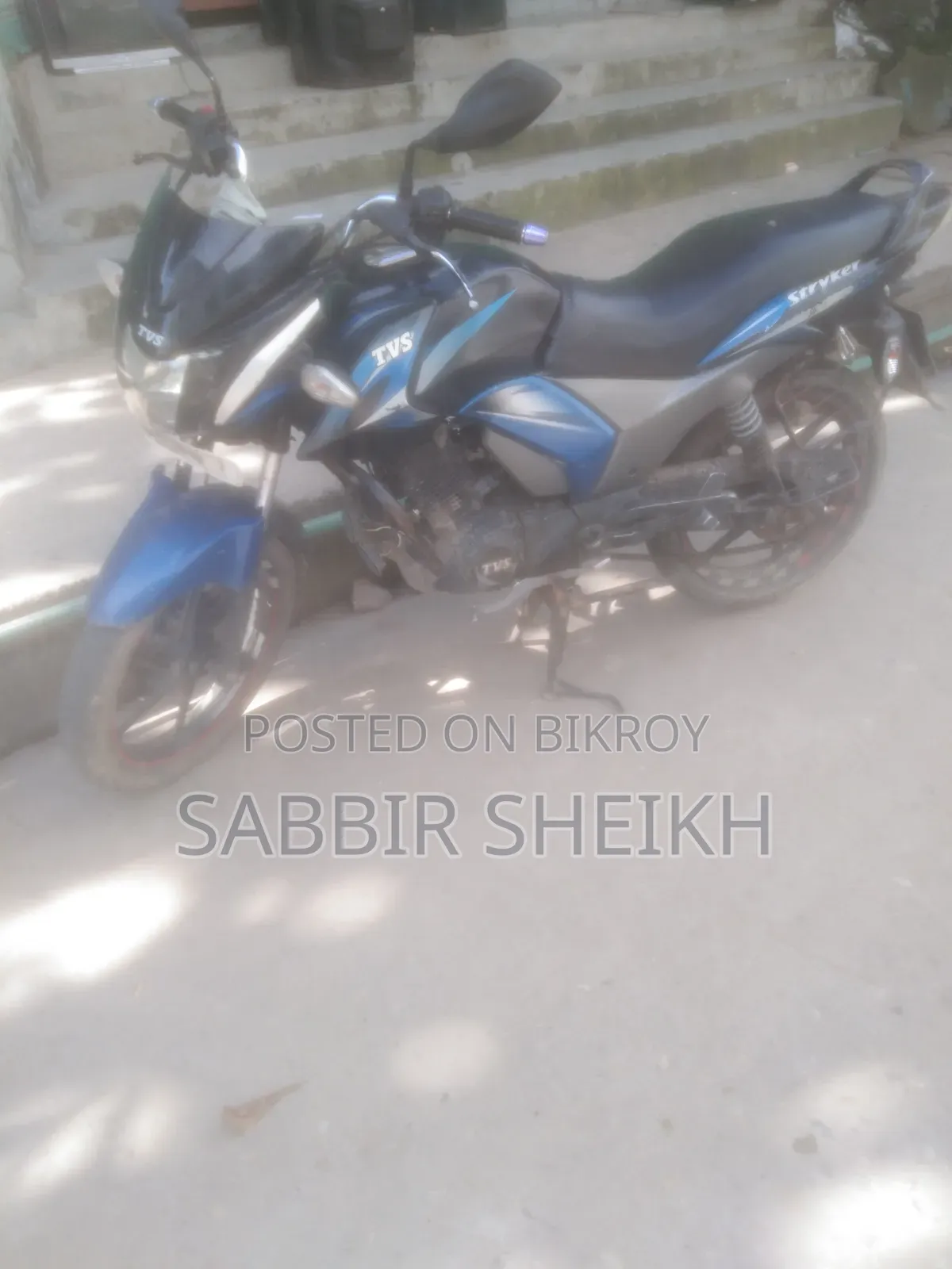 TVS Stryker 125 2017 Blue