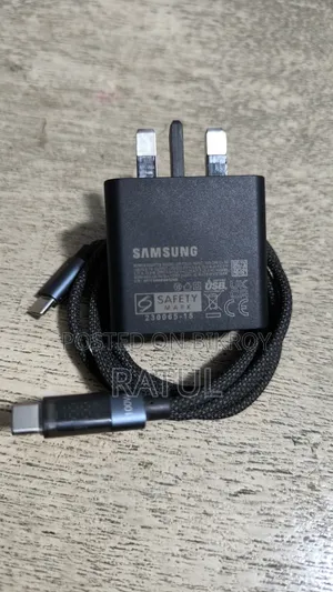 Samsung 25W Original Adapter + Oraimo 100W Fast Cable