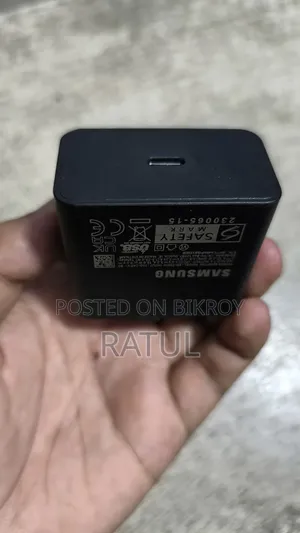 Samsung 25W Original Adapter + Oraimo 100W Fast Cable