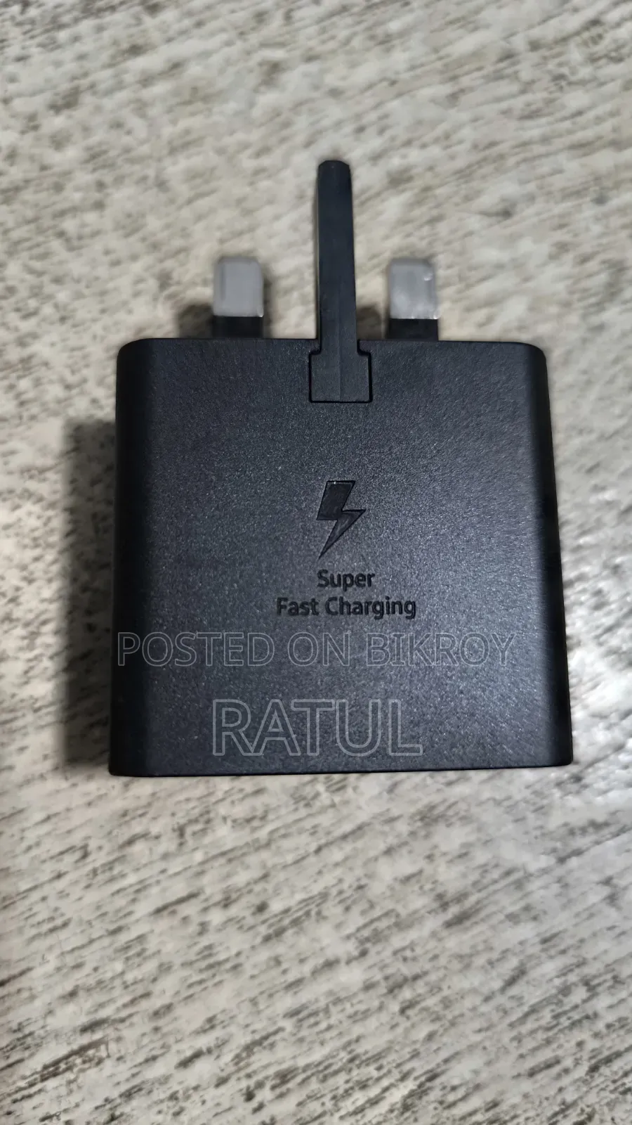 Samsung 25W Original Adapter + Oraimo 100W Fast Cable