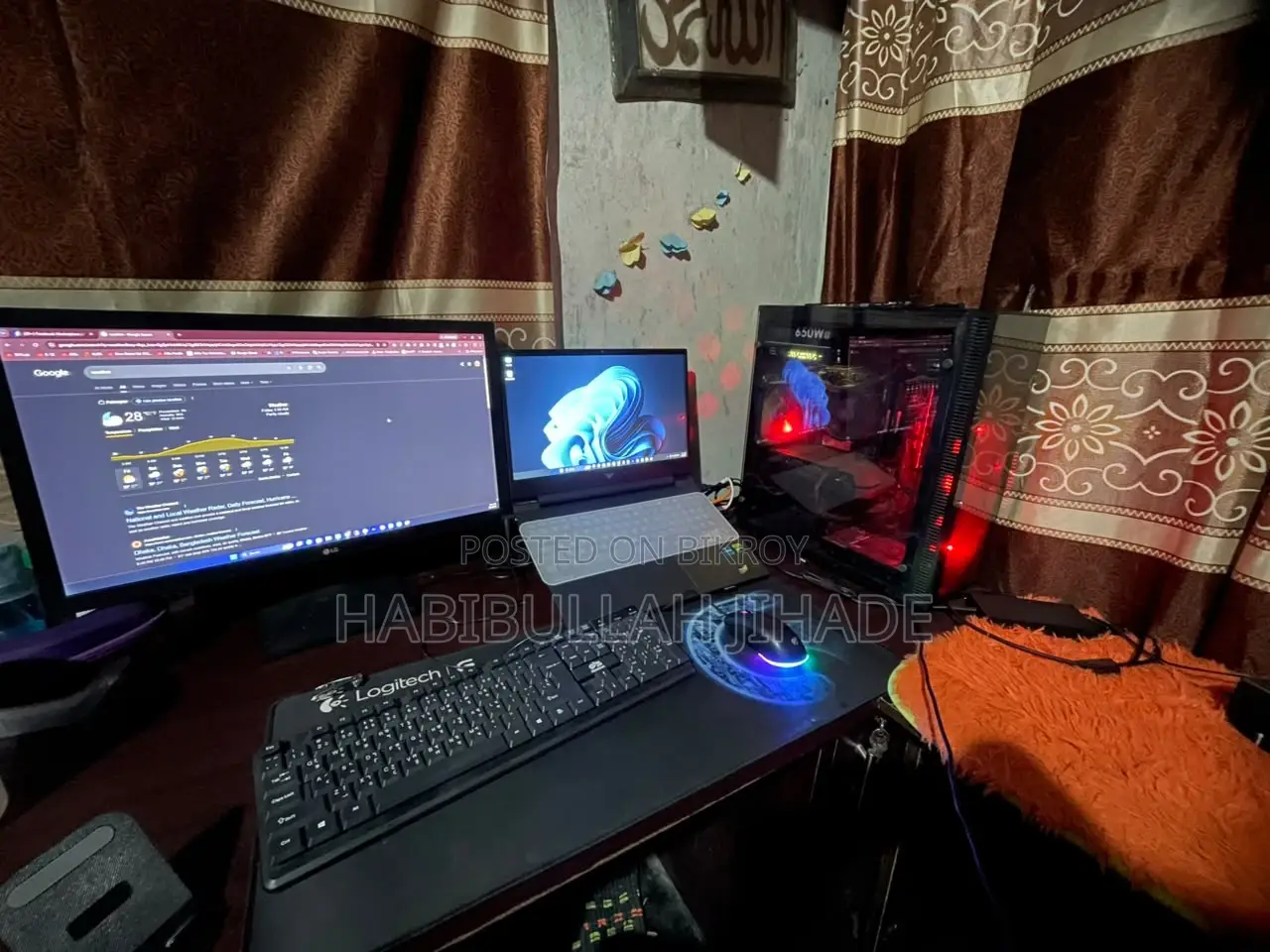 Desktop Computer 16GB AMD Ryzen 7 HDD+SSD 1.5T