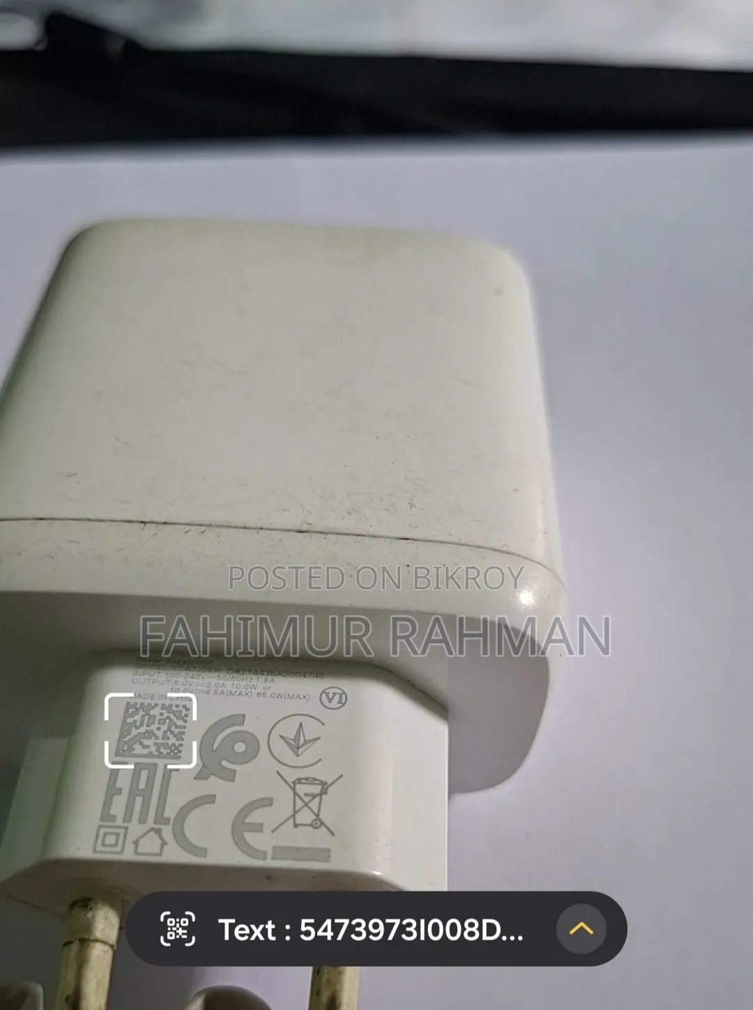 Realme Original 65W Charger for Sale