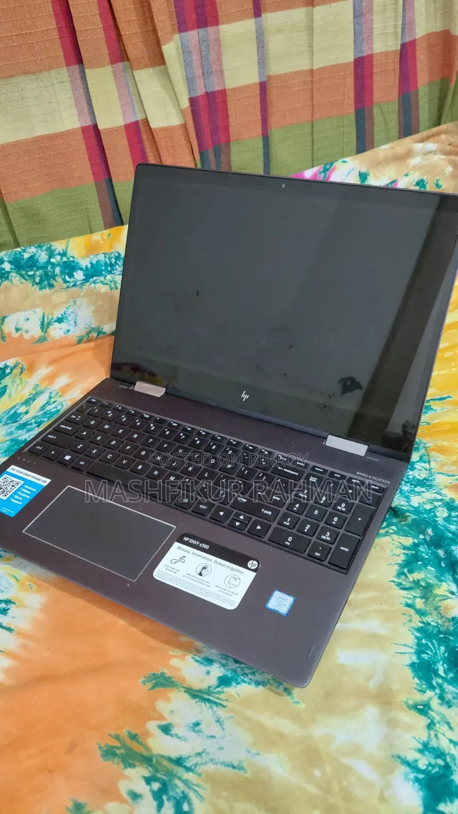 ল্যাপটপ HP Envy X360 ১২জিবি ইন্টেল কোর আই৫ এসএসডি ৫১২জিবি