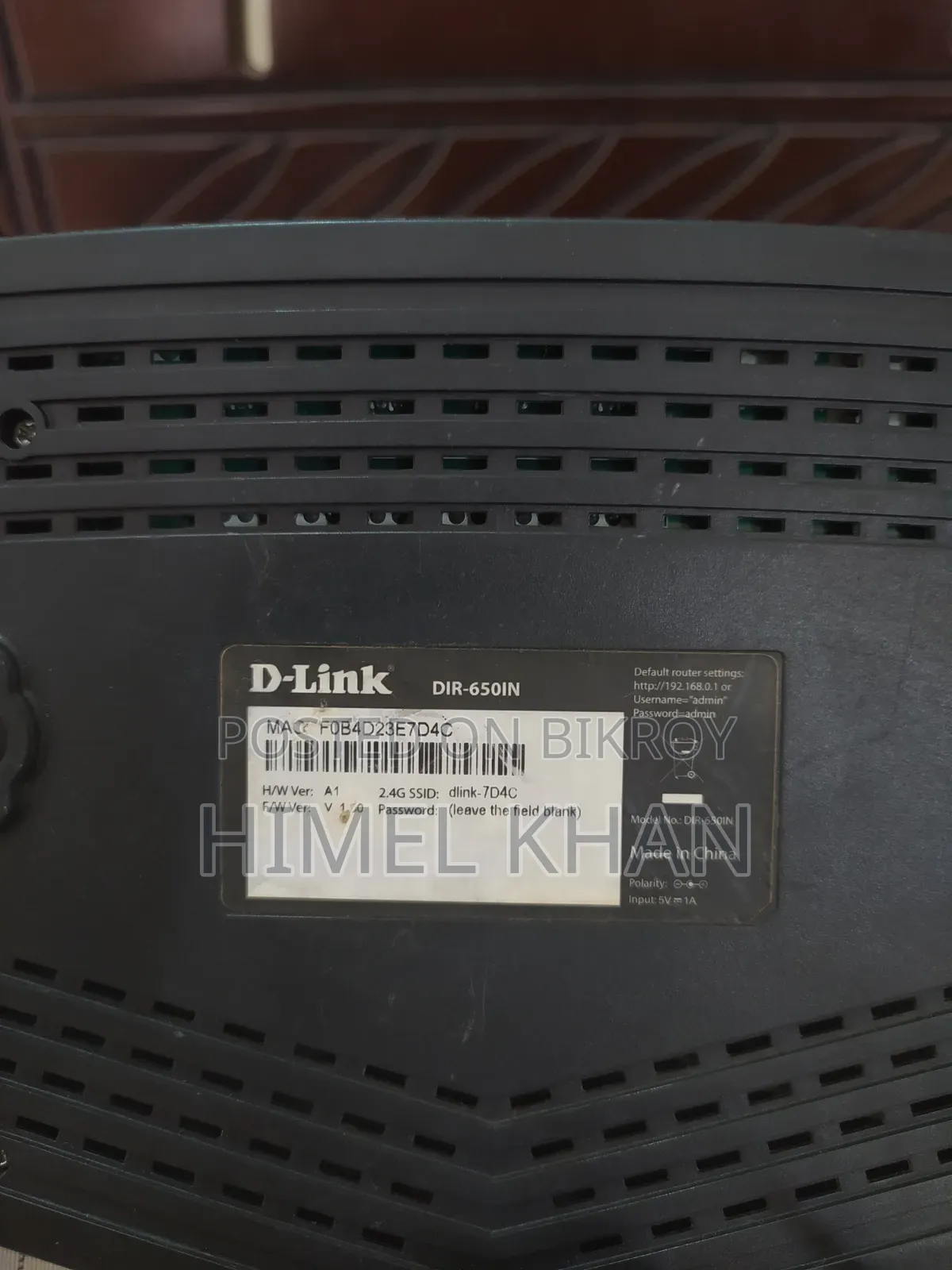 D-Link 300Mbps Wifi Router Full Fresh Running Conditions - Himel Khan ...