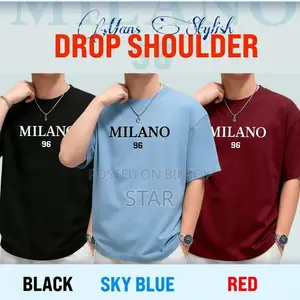 3PCS Milano Drop Shoulder T-Shirt COMBO OFFER