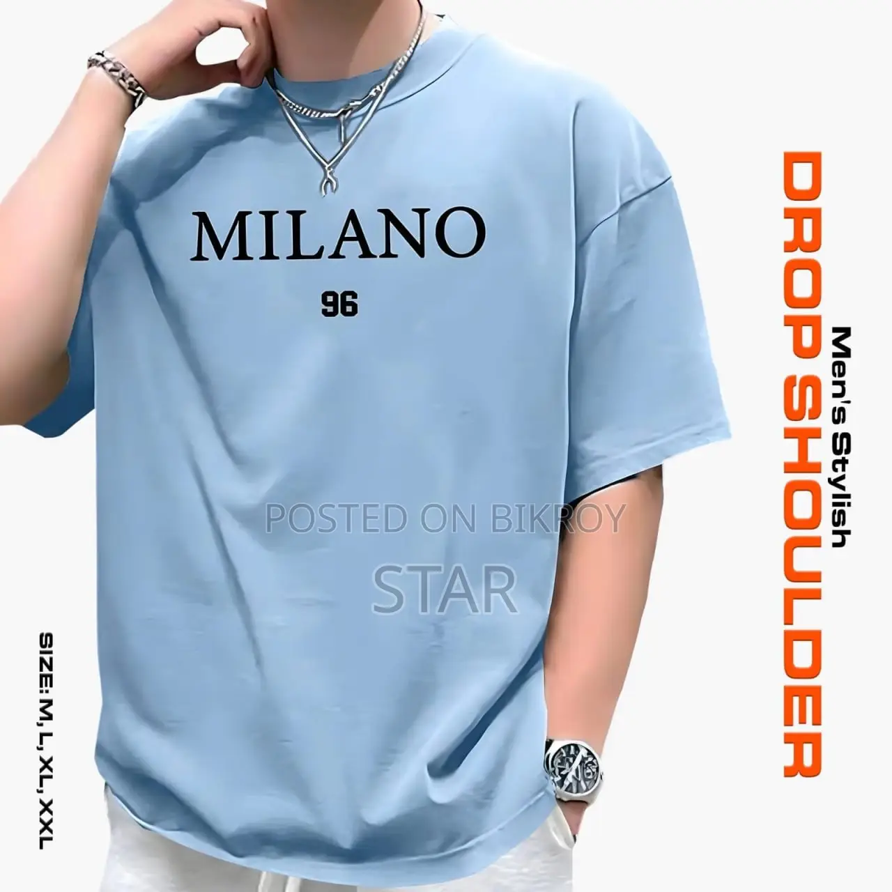 3PCS Milano Drop Shoulder T-Shirt COMBO OFFER