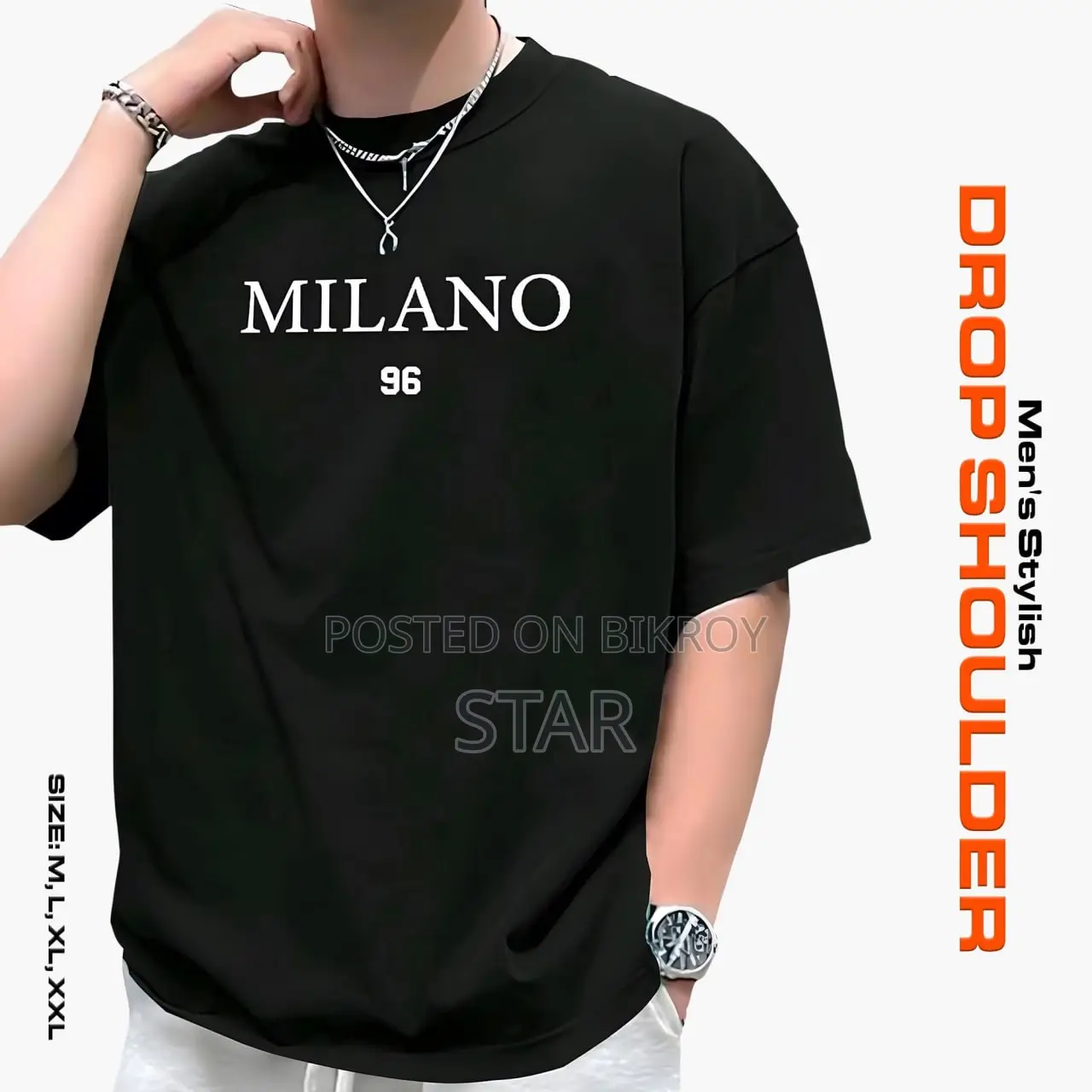 3PCS Milano Drop Shoulder T-Shirt COMBO OFFER