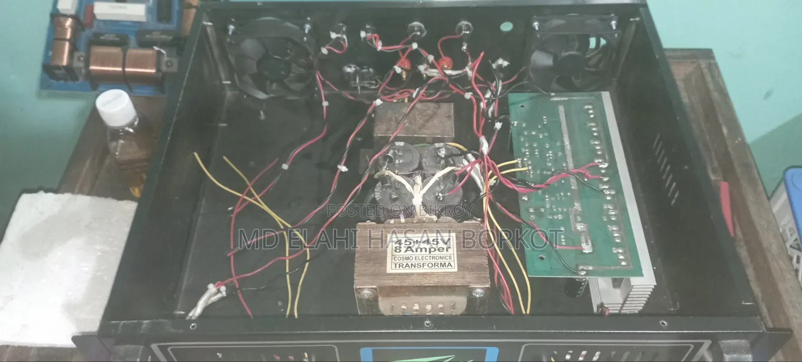 👉Handmade amplifier and speaker, crossover ,,,,