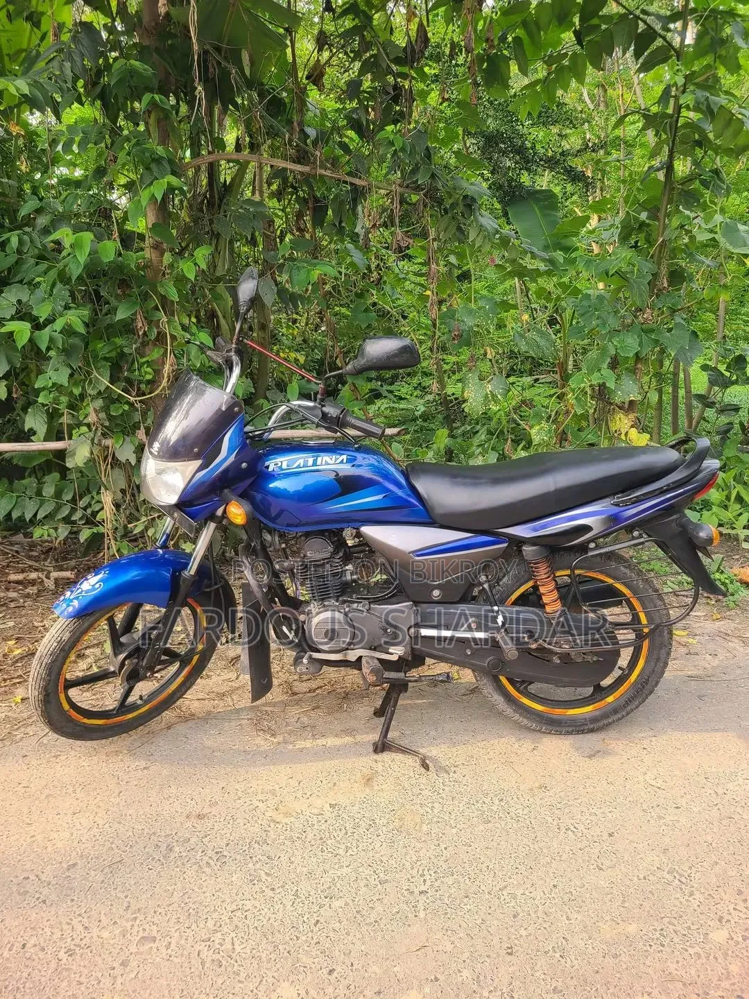 Bajaj Platina 100 2012 Blue