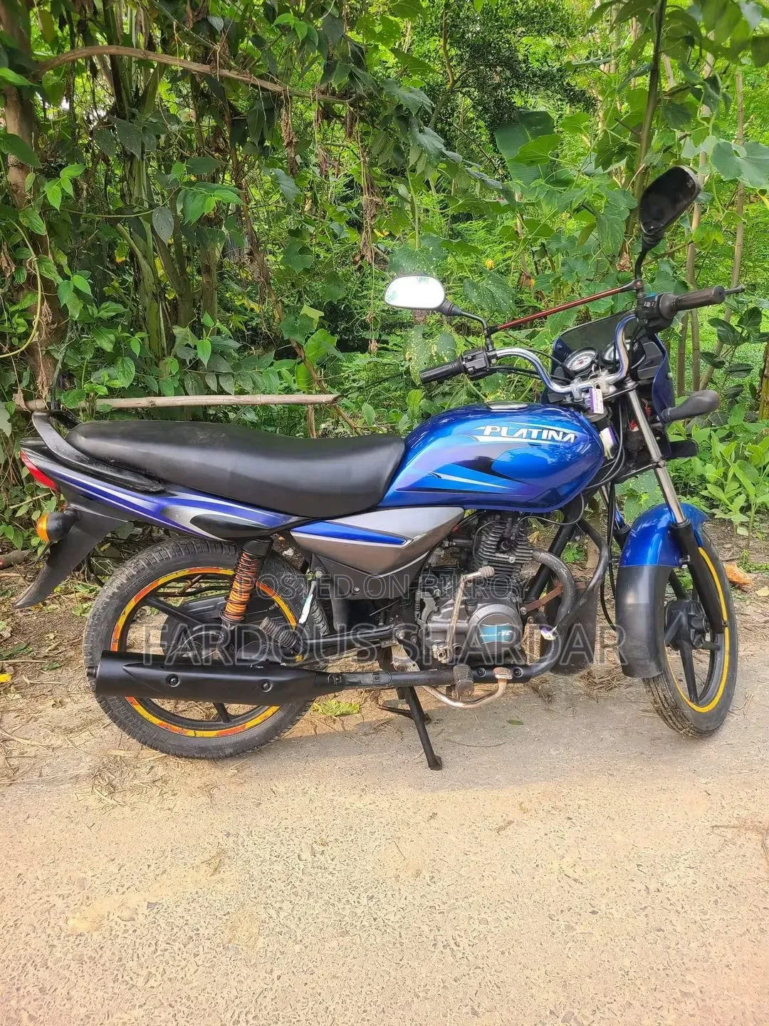 Bajaj Platina 100 2012 Blue