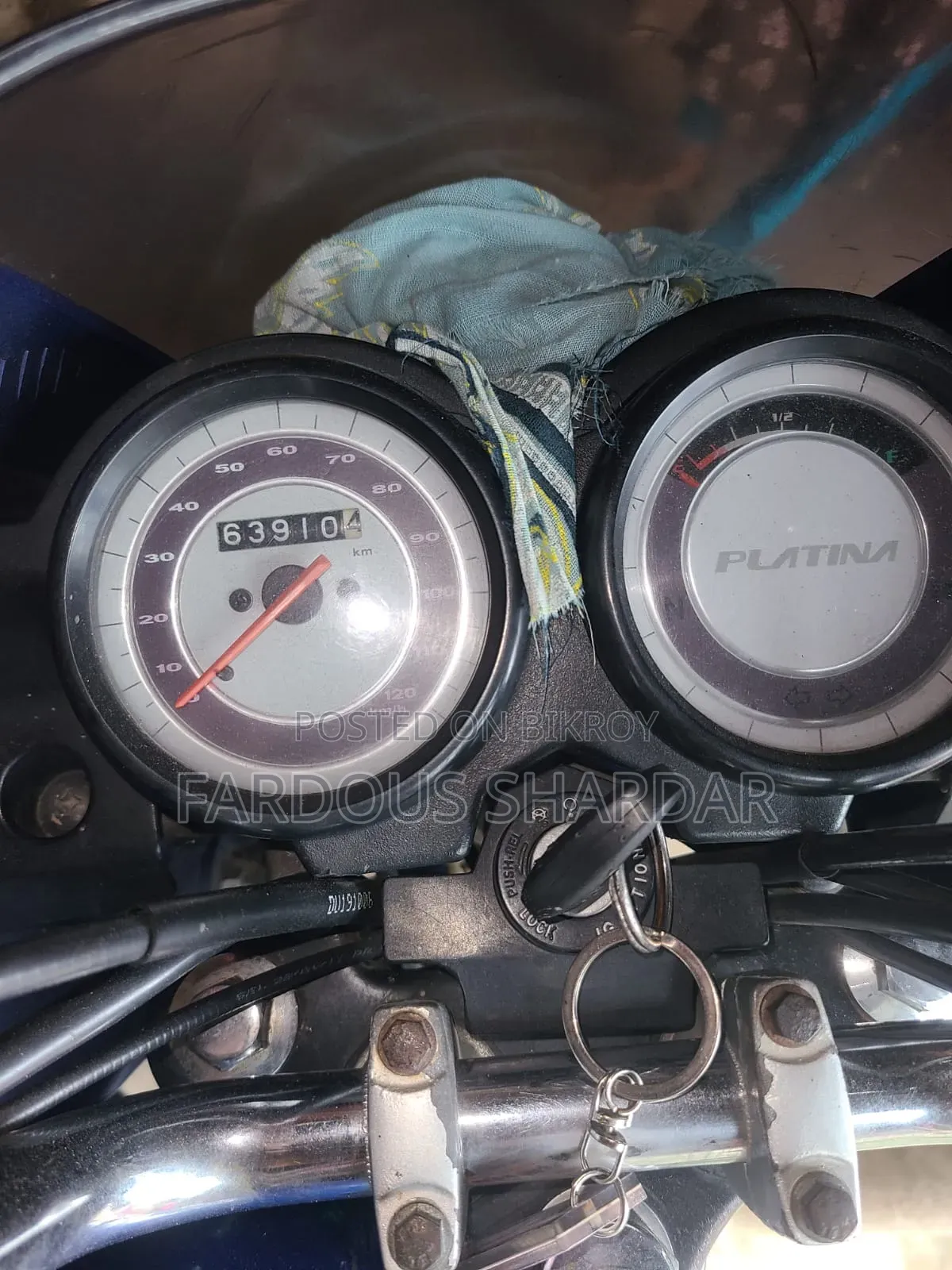 Bajaj Platina 100 2012 Blue