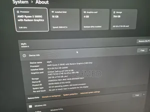 Desktop Computer Gigabyte 16GB AMD Ryzen 5 SSD 256GB