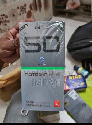 ইনফিনিক্স নোট ৫০ প্রো ২৫৬ জিবি ব্ল্যাক