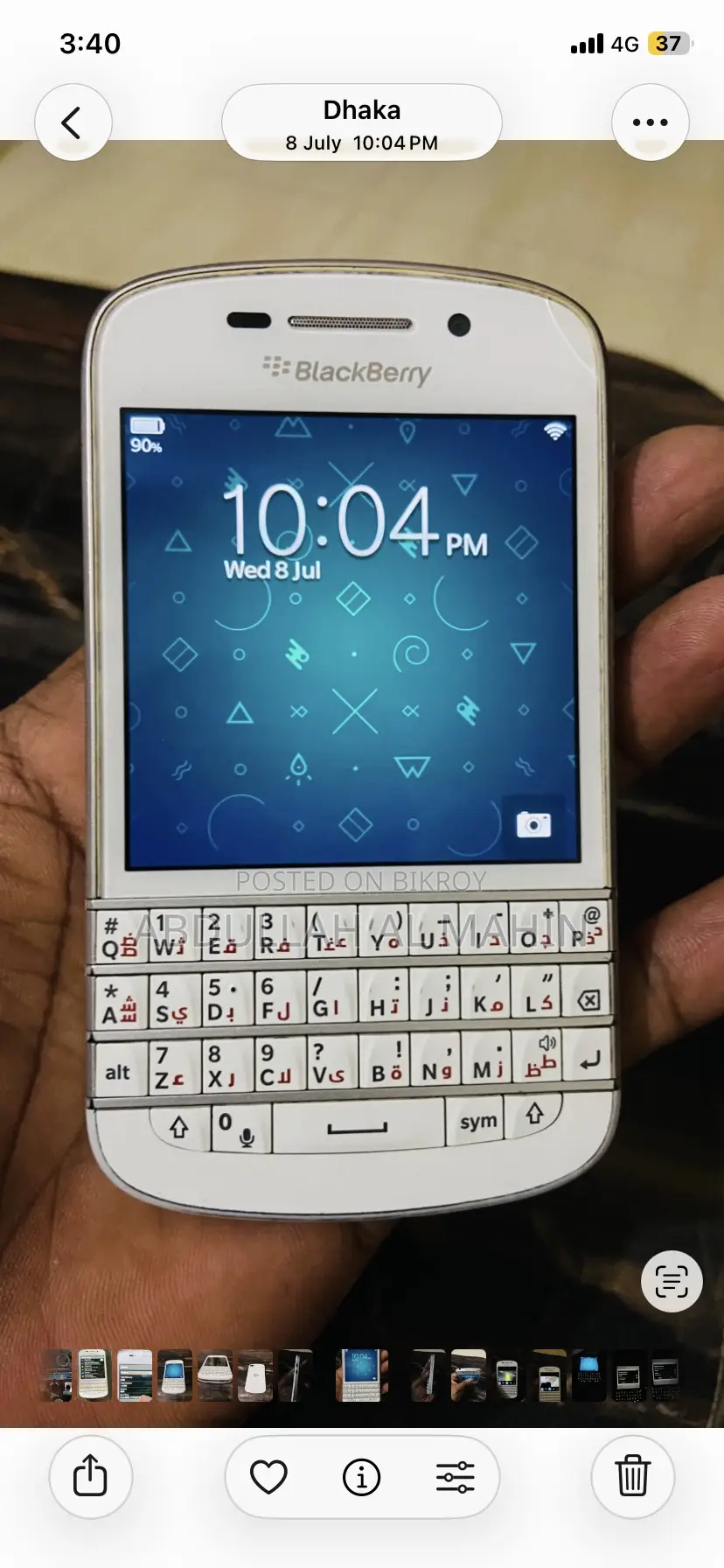 BlackBerry Q10 16 GB White
