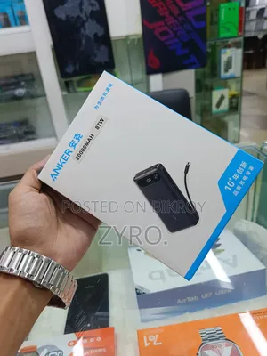 অ্যাঙ্কার পাওয়ার ব্যাংক (৮৭ডব্লিউ, বিল্ট-ইন ইউএসবি-সি কেবল)