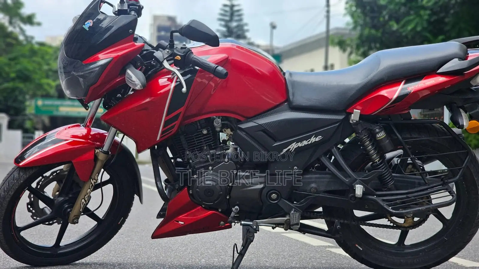 টিভিএস আপাচে আরটিআর ১৬০ ২ভি ২০২০ লাল