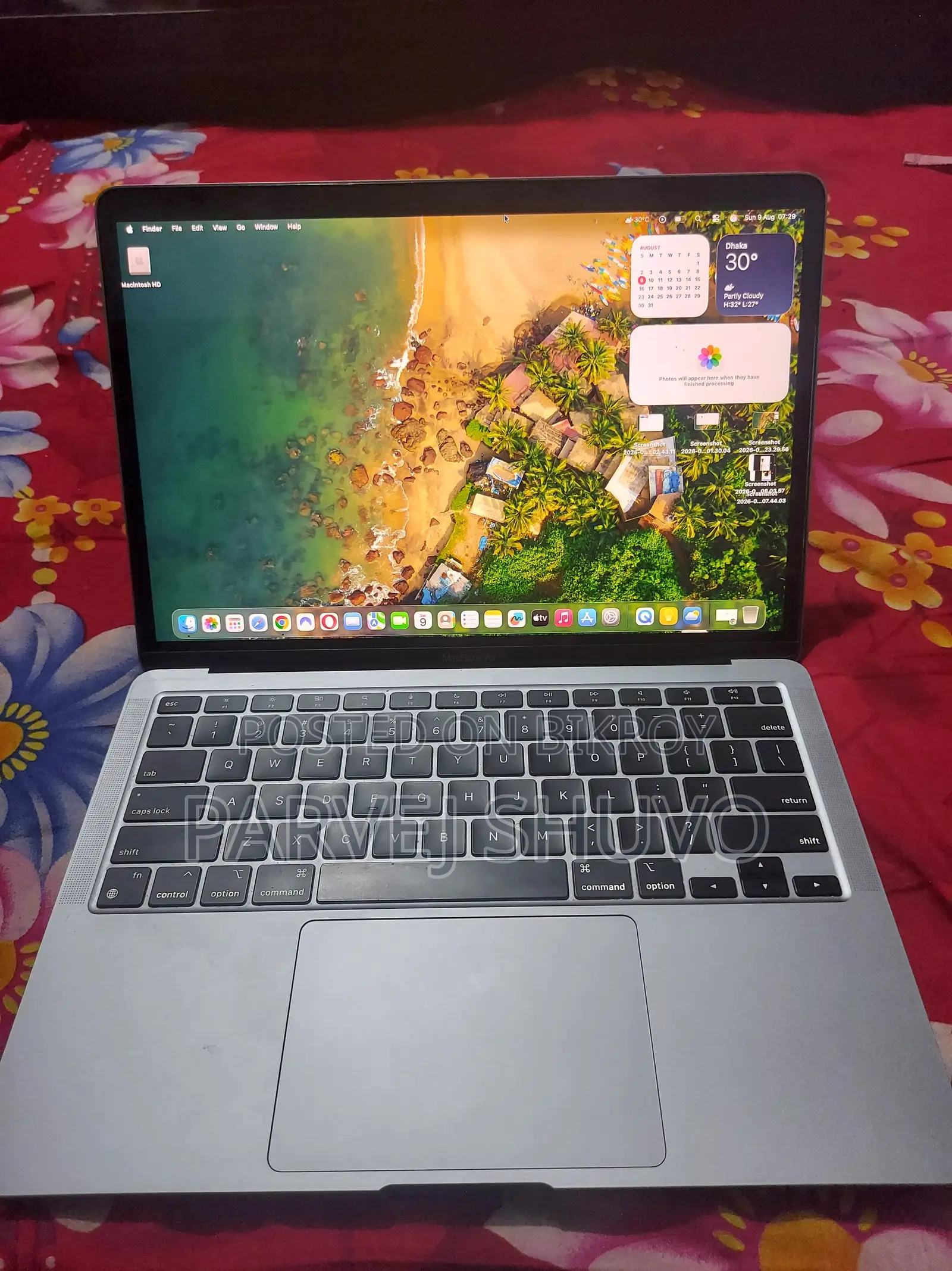 Laptop Apple MacBook Air 2020 8GB Apple M1 SSHD+SSD 256GB