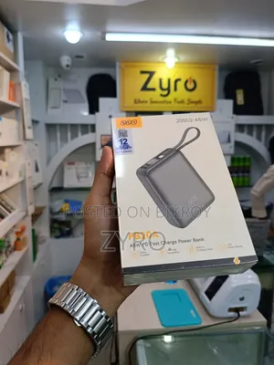 QCY PB20A 20000mAh 45W PD Fast Charging Mini Power Bank