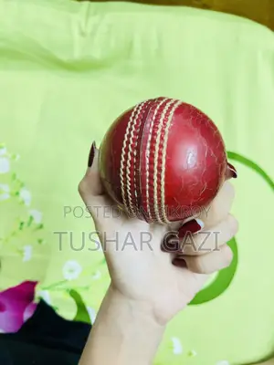 লেদার ক্রিকেট বল