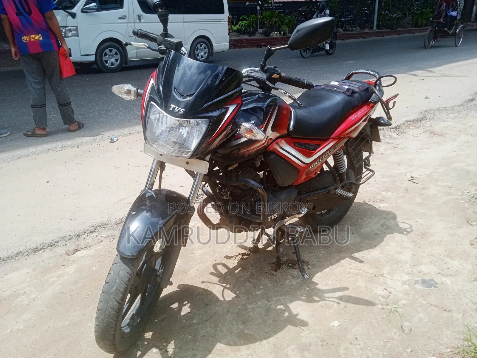 TVS Metro Plus 2017 Red
