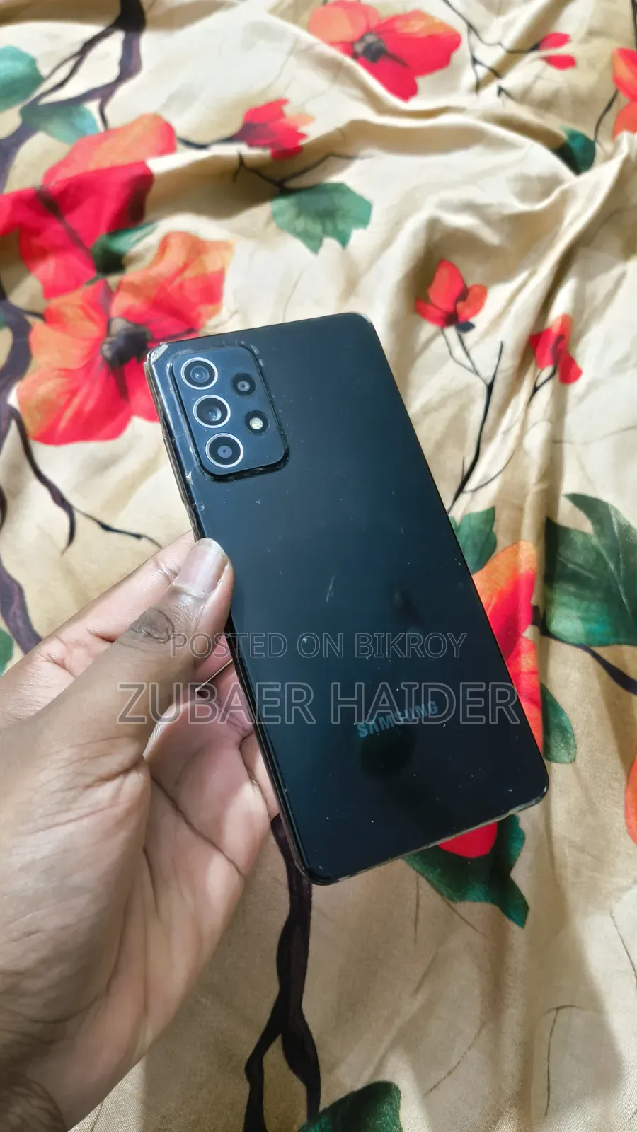 স্যামসাং গ্যালাক্সি এ৫২এস ৫জি ১২৮ জিবি ব্ল্যাক