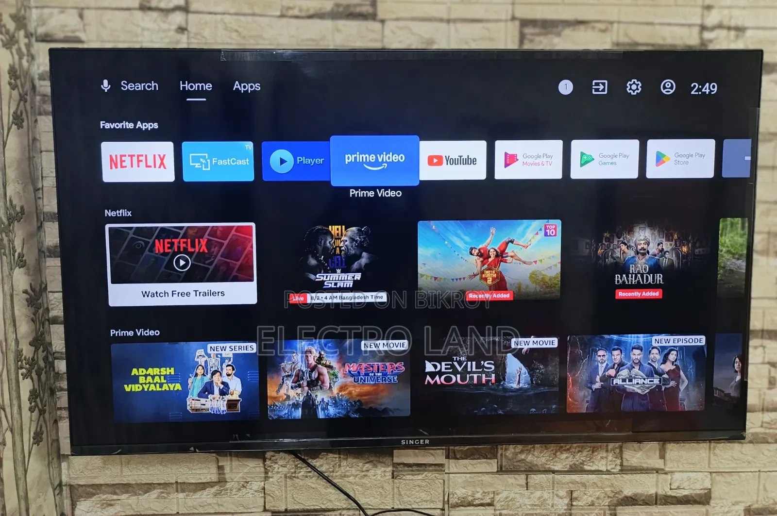 Singer 50" Android TV