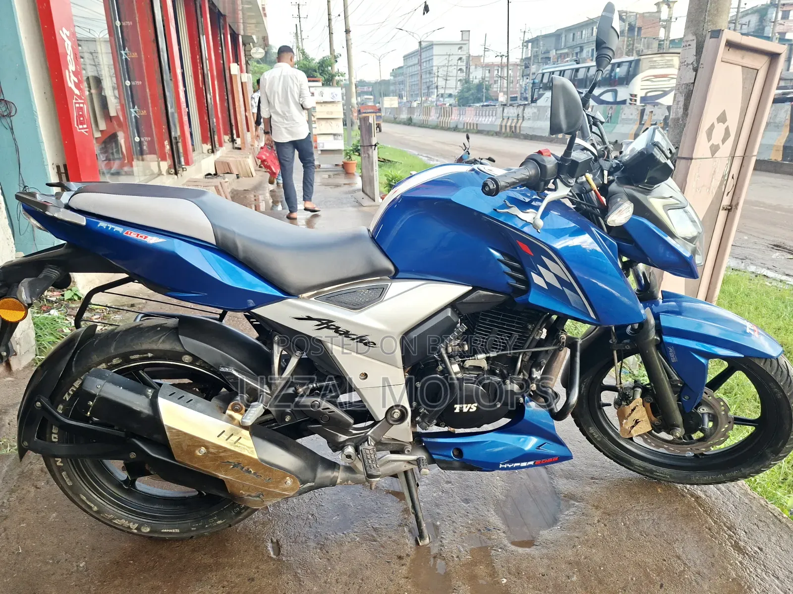 TVS Apache RTR 160 2V ABS 2021 Blue