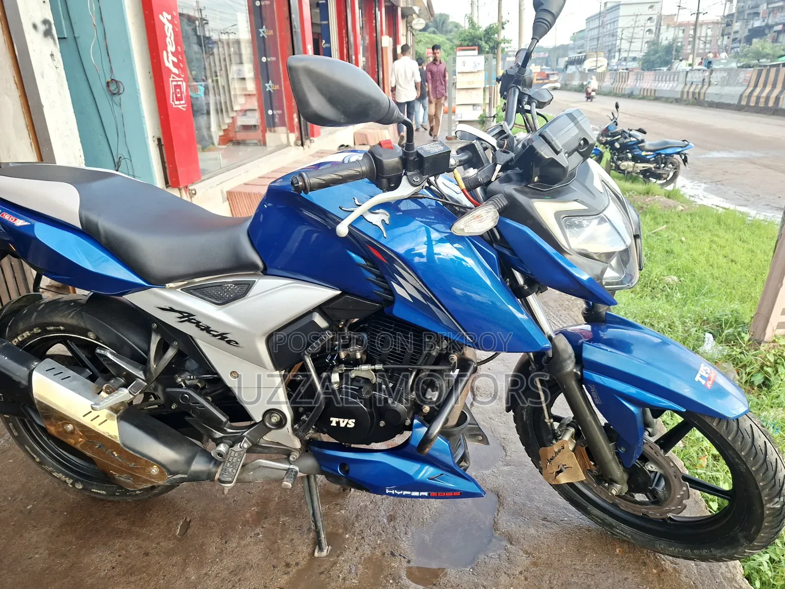 TVS Apache RTR 160 2V ABS 2021 Blue