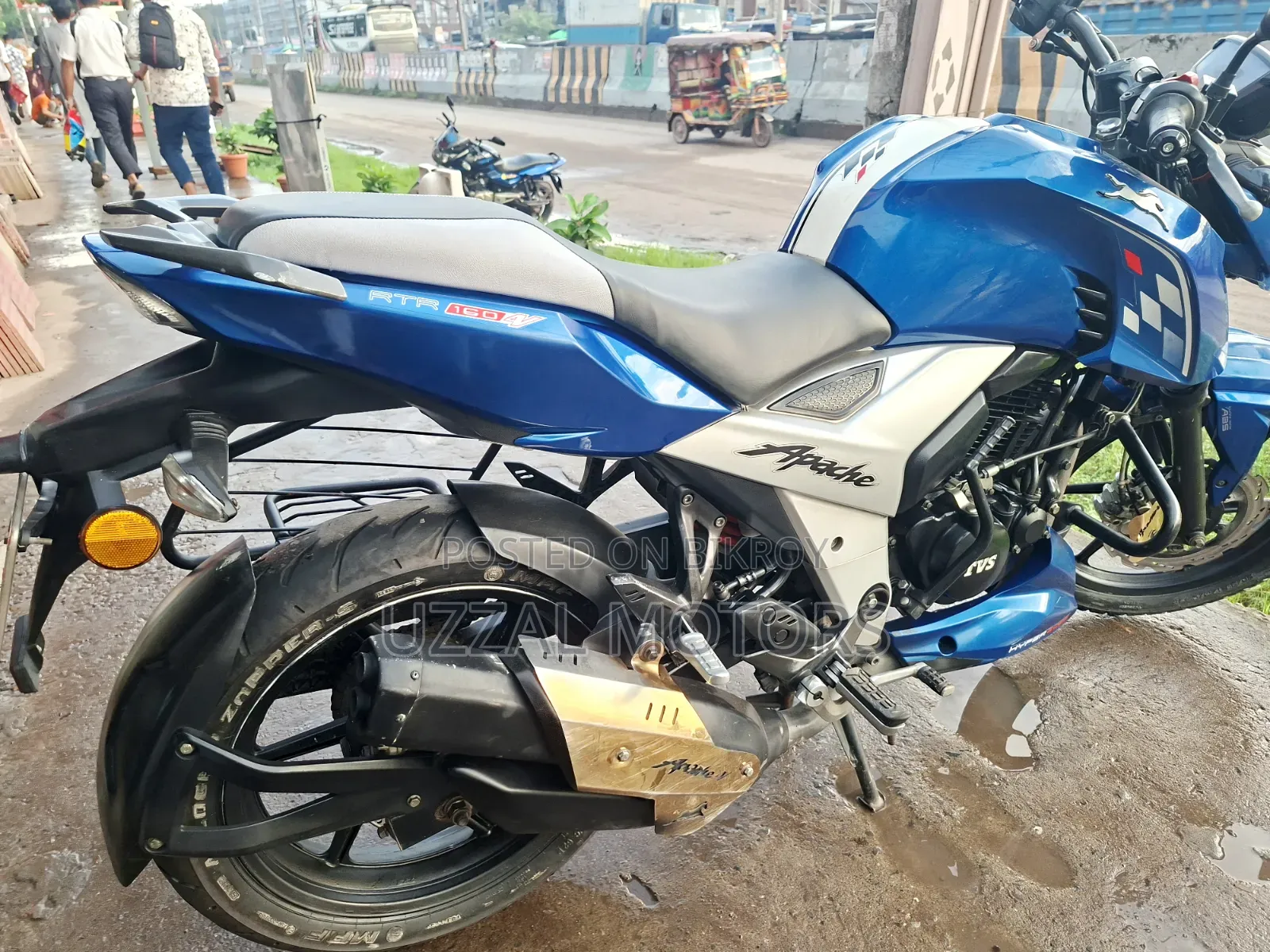 TVS Apache RTR 160 2V ABS 2021 Blue