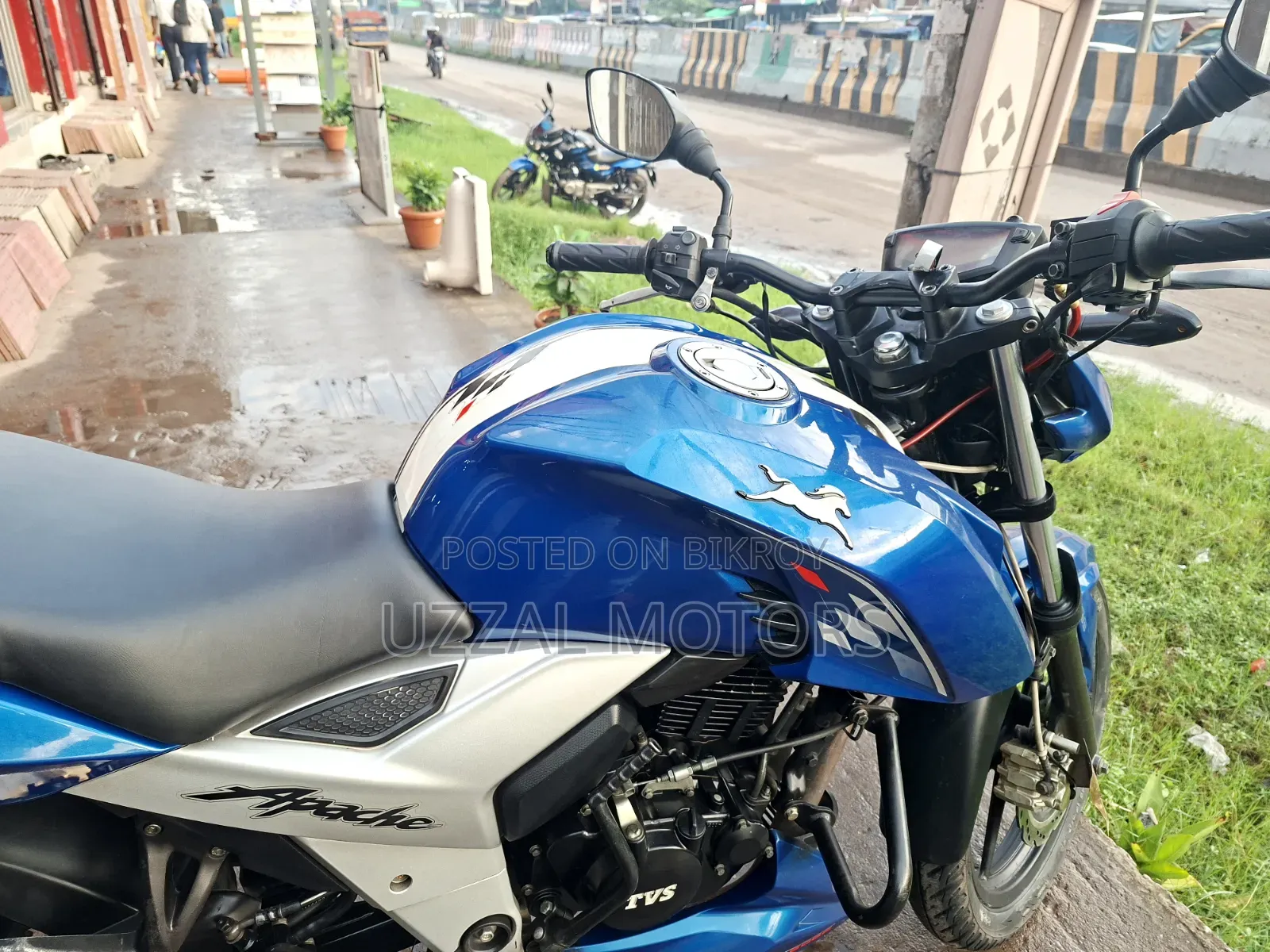 TVS Apache RTR 160 2V ABS 2021 Blue