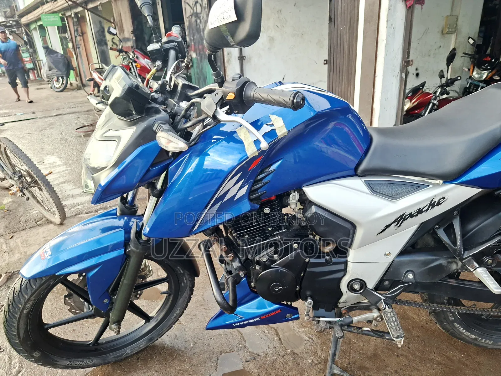 TVS Apache RTR 160 2V ABS 2021 Blue