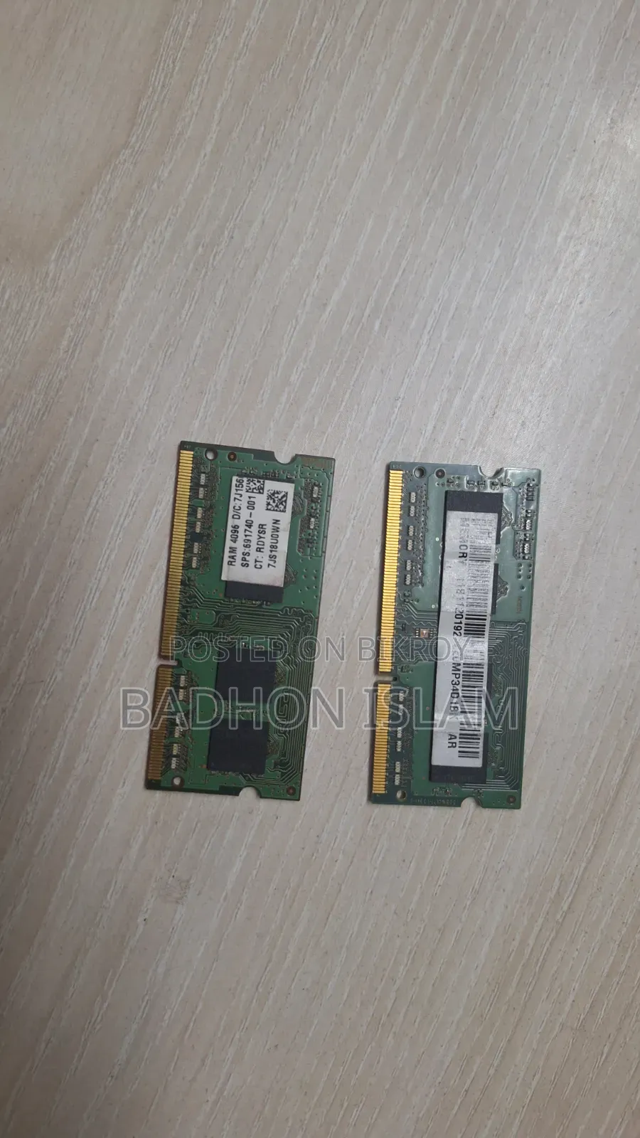 Samsung 4GB 1Rx8 PC3-12800S./Samsung 4GB 1Rx8 PC3L-12800S