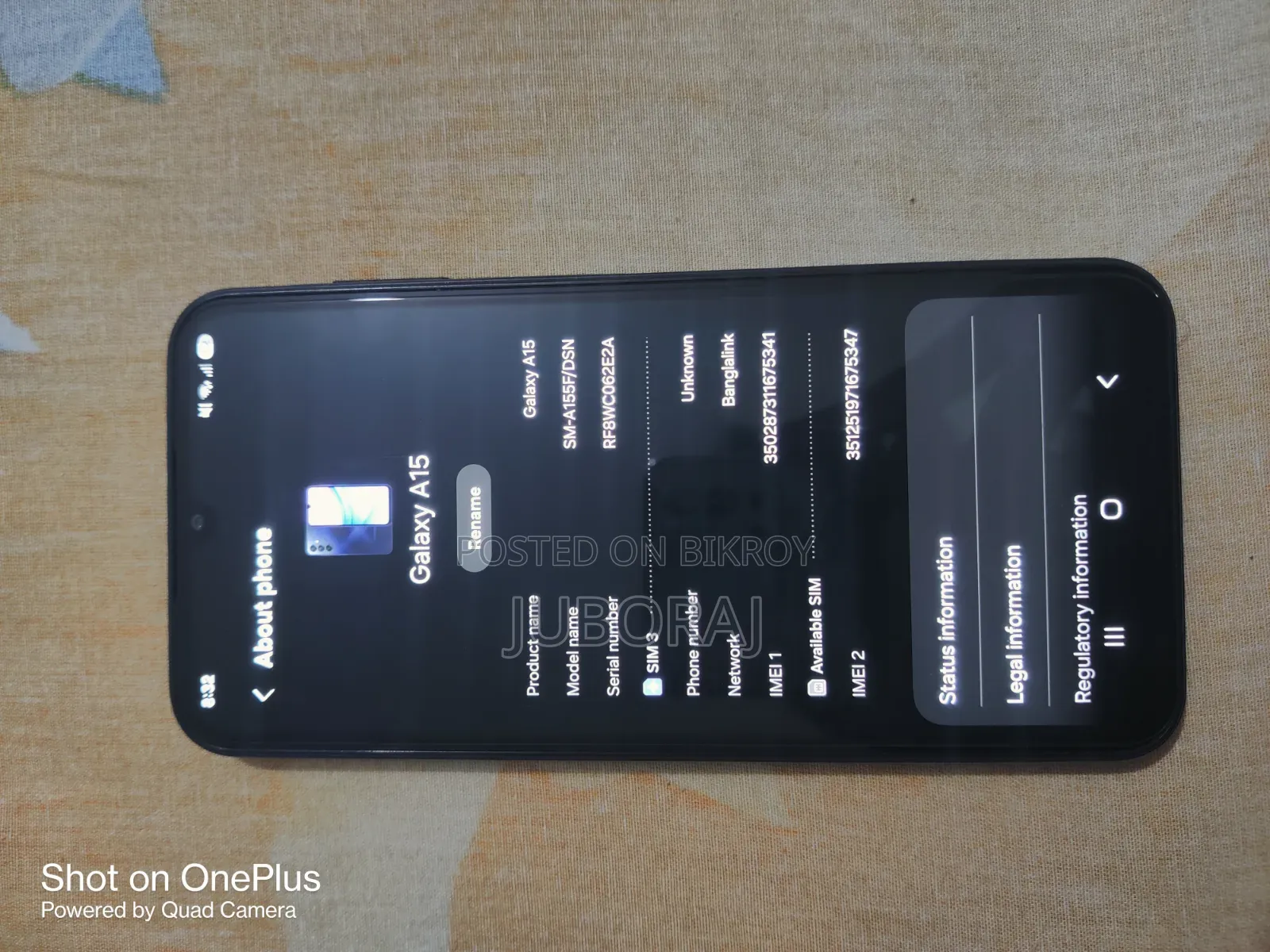 Samsung Galaxy A15 128 GB Black