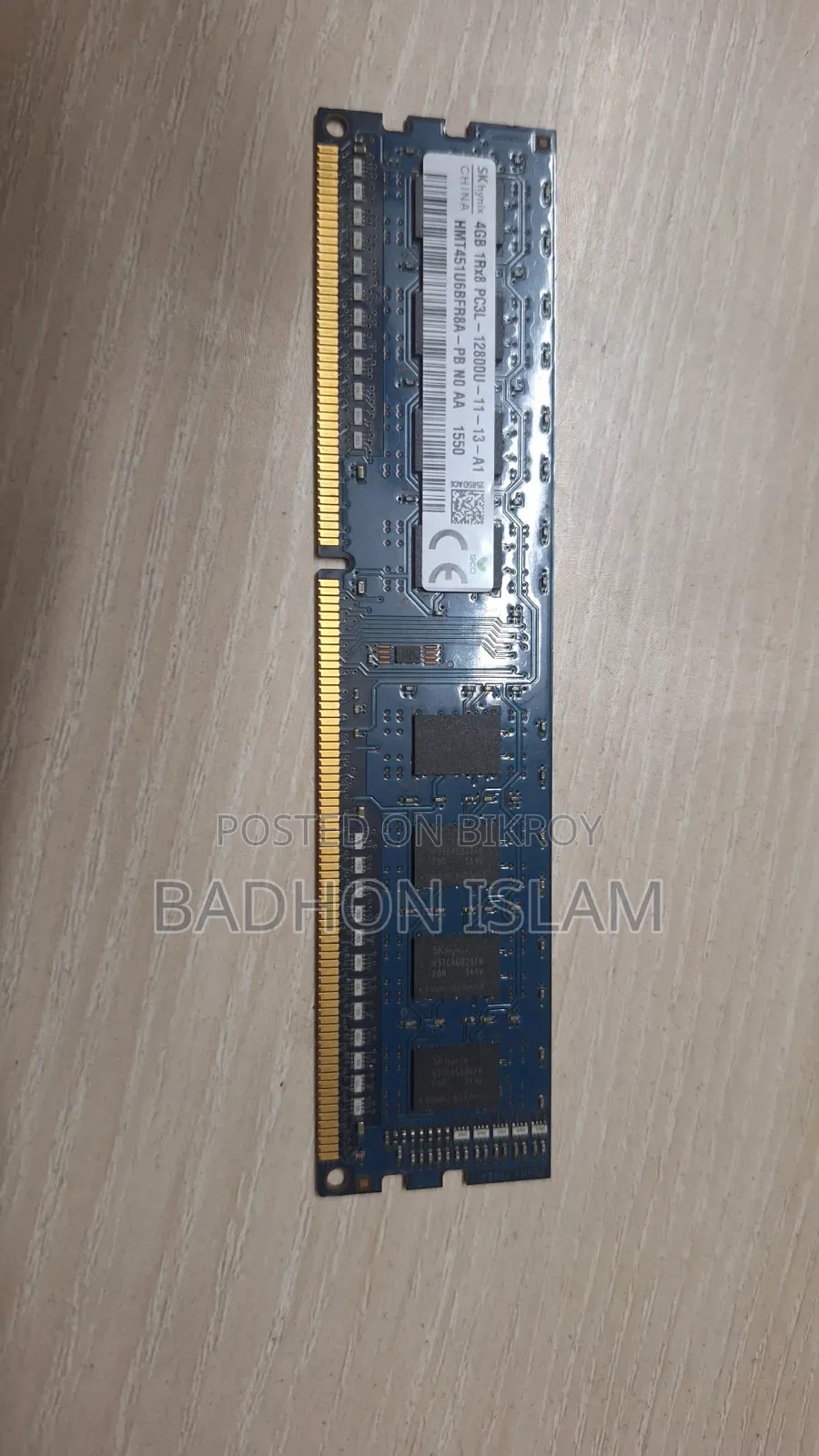 SK Hynix DDR3L 1600MHz Desktop RAM Windows 10, 8.1, 7, Windows XP