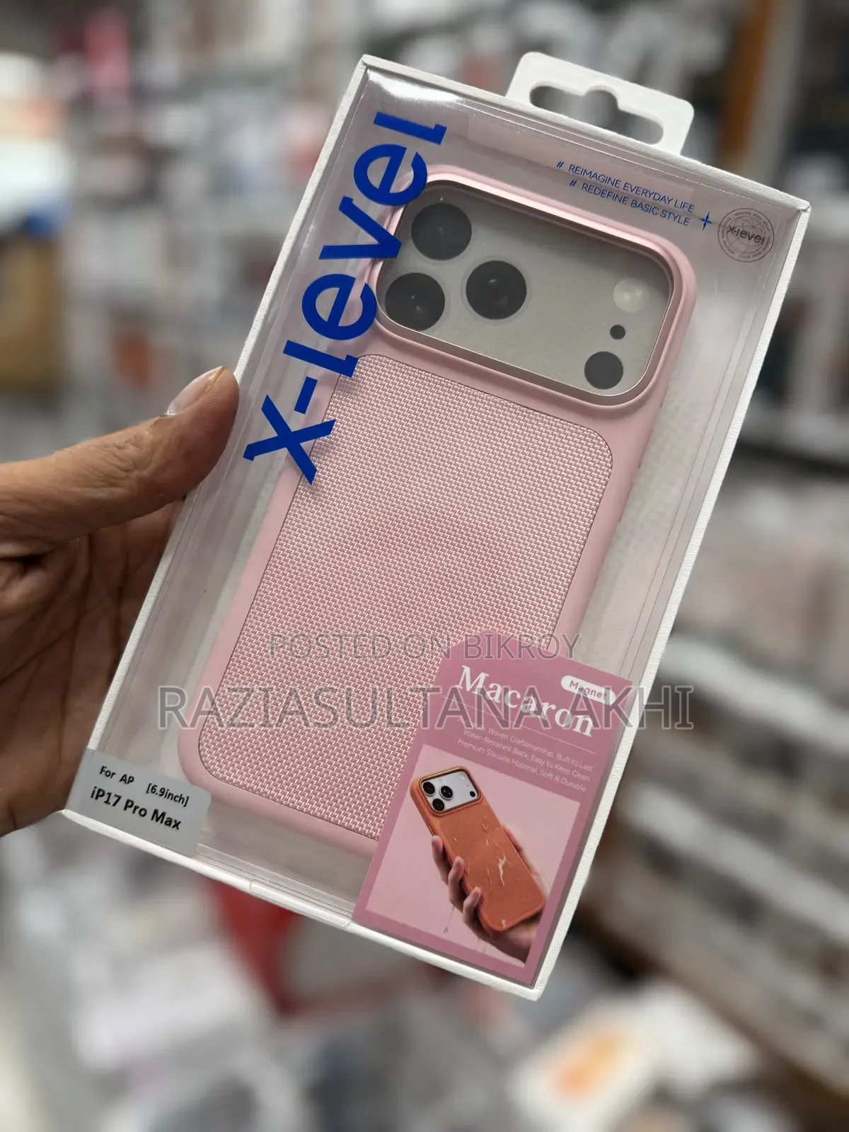 iPhone 17 Pro Max Premium Macaron Case | Stand Magnetic