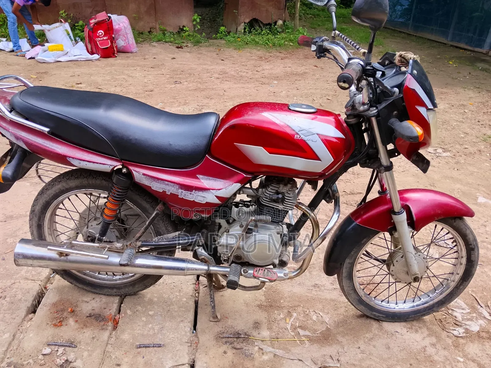 Bajaj CT 100 2013 Red