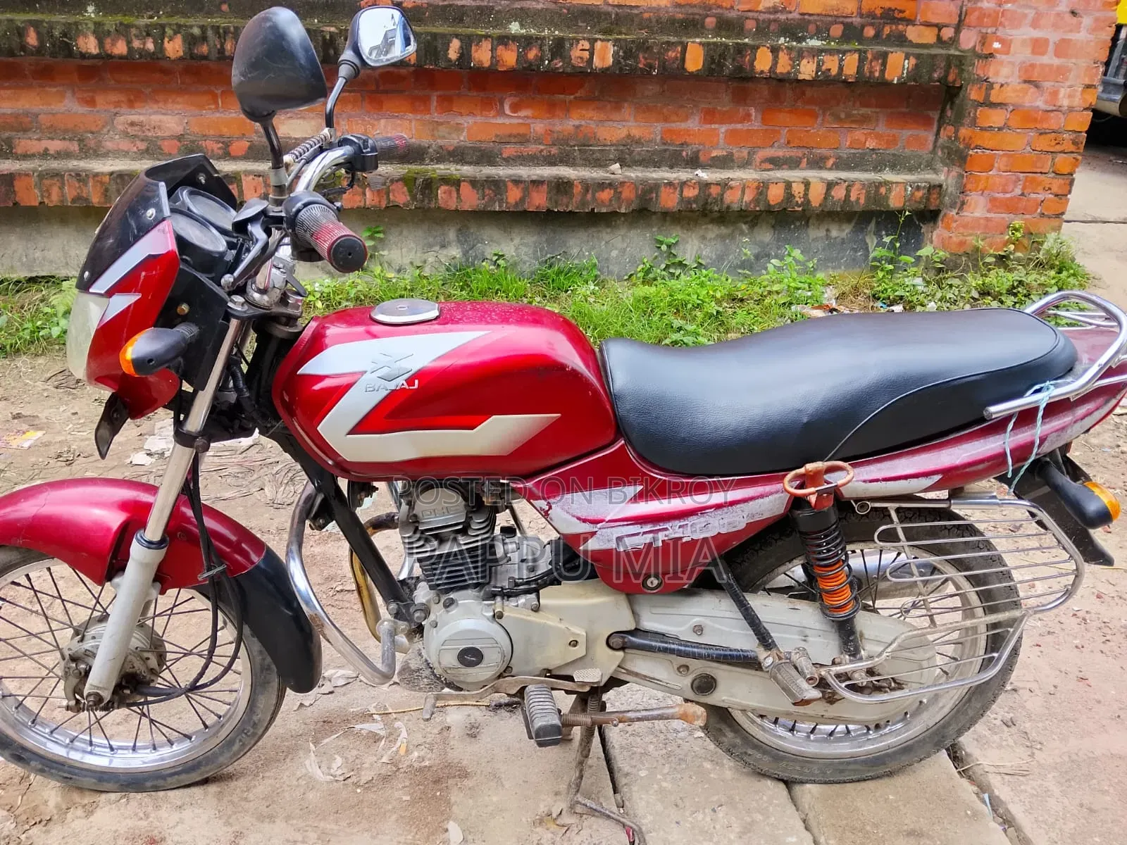 Bajaj CT 100 2013 Red