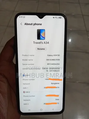 Samsung Galaxy A34 5G 128 GB Black