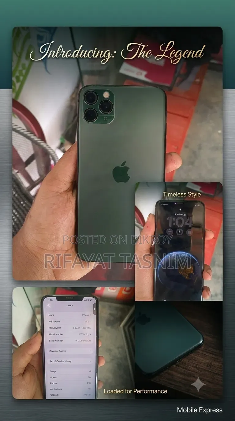 Apple iPhone 11 Pro Max 256 GB Graphite