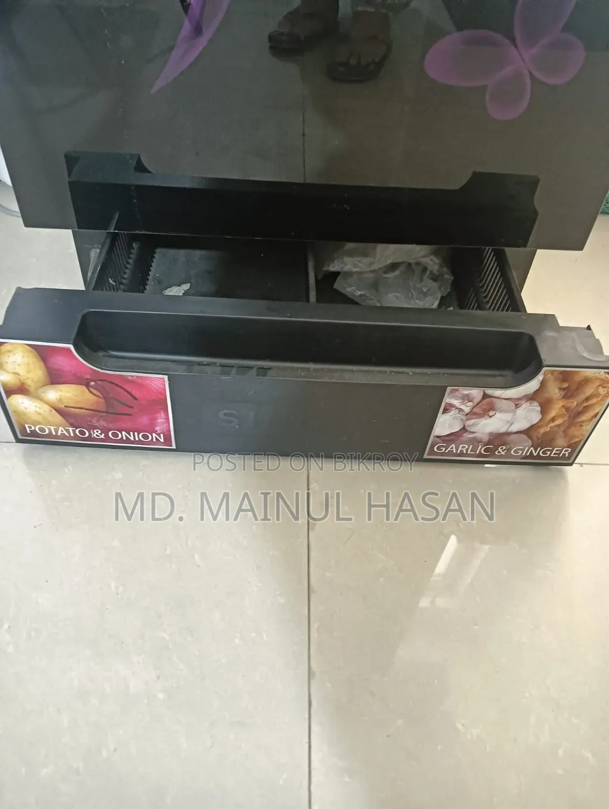 টপ মাউন্ট রেফ্রিজারেটর এফটিডিএস২৩০ - ২৩১ লিটার কালো
