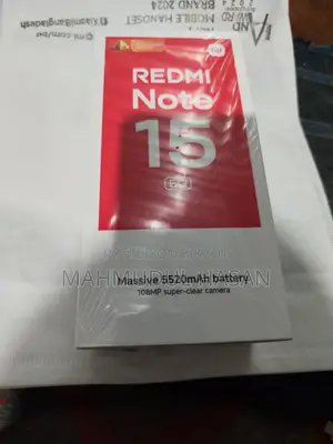 শাওমি রেডমি নোট ১৫ ২৫৬ জিবি ব্ল্যাক