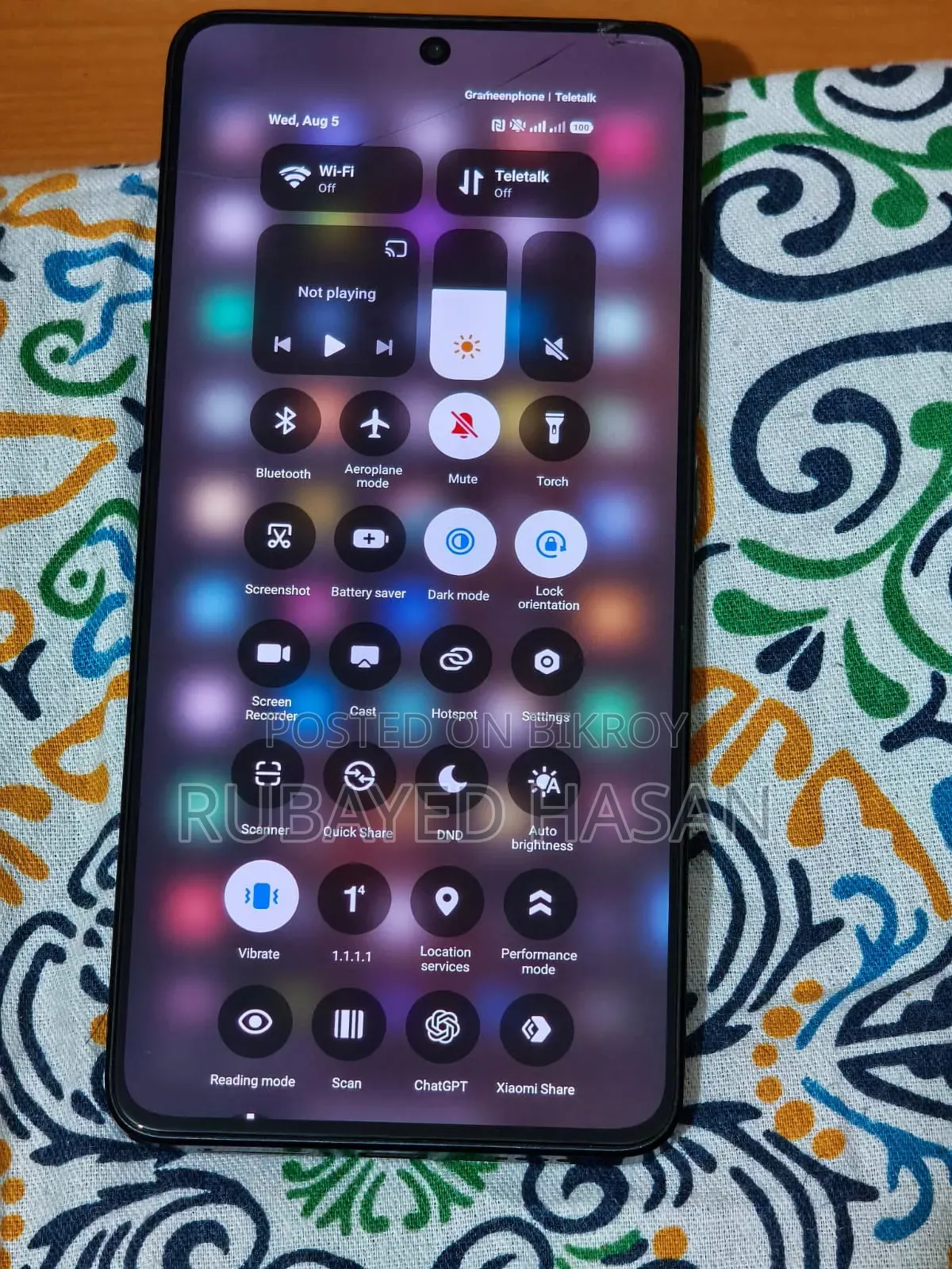 শাওমি পোকো এক্স৬ প্রো ২৫৬ জিবি ব্ল্যাক